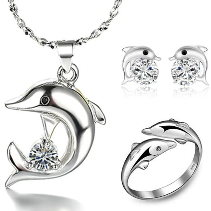 Sterling Silver Dolphin Jewelry Collection