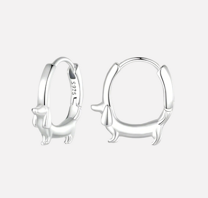 Precious Dachshund Hoops - A Pup Mom's Treasure